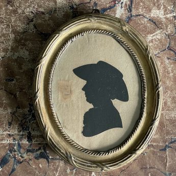 Sarah Harrington, hollow-cut silhouette of John Horsfall