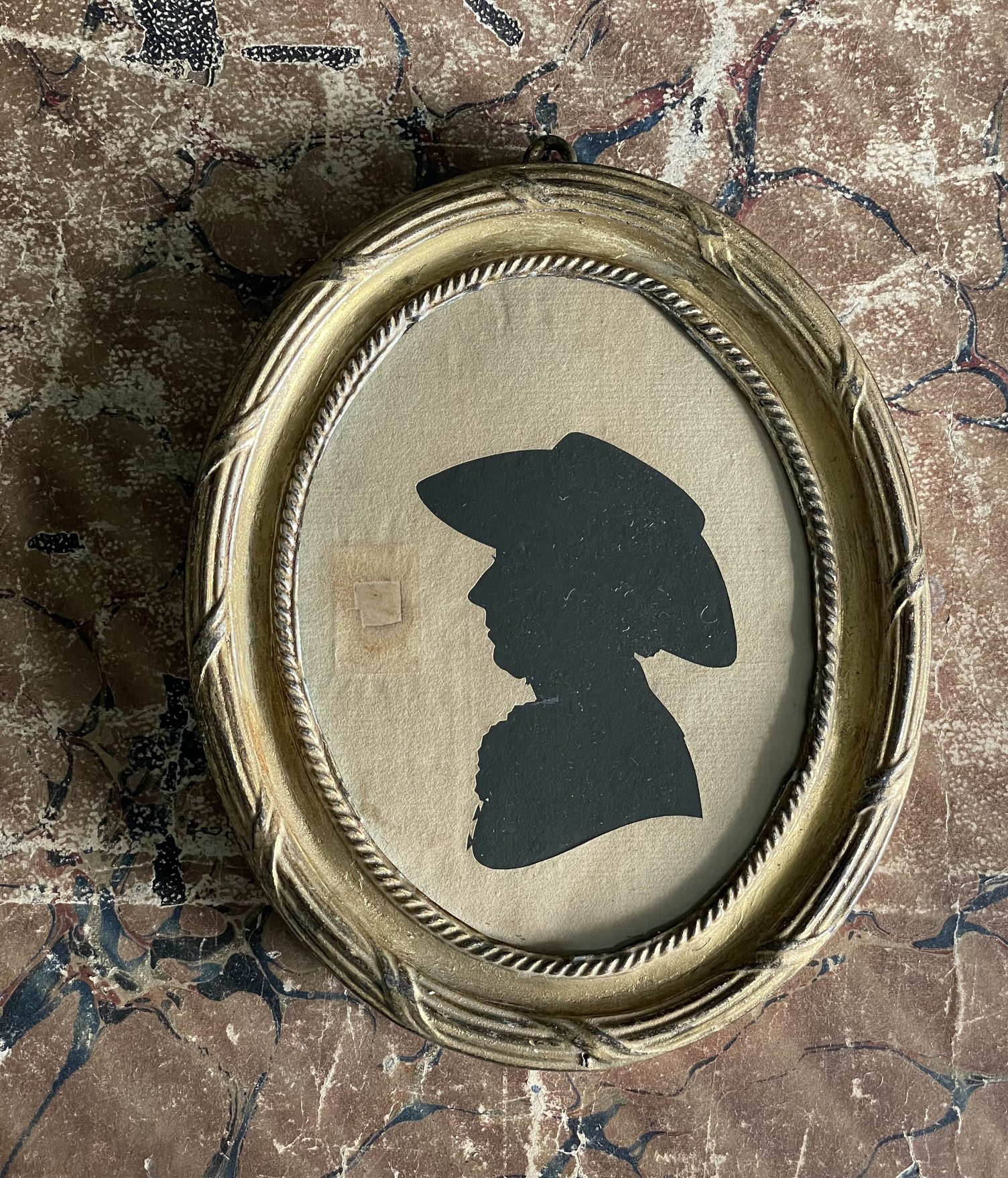 Sarah Harrington, hollow-cut silhouette of John Horsfall