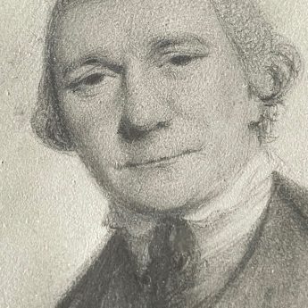 John Taylor, plumbago portrait of a gentleman