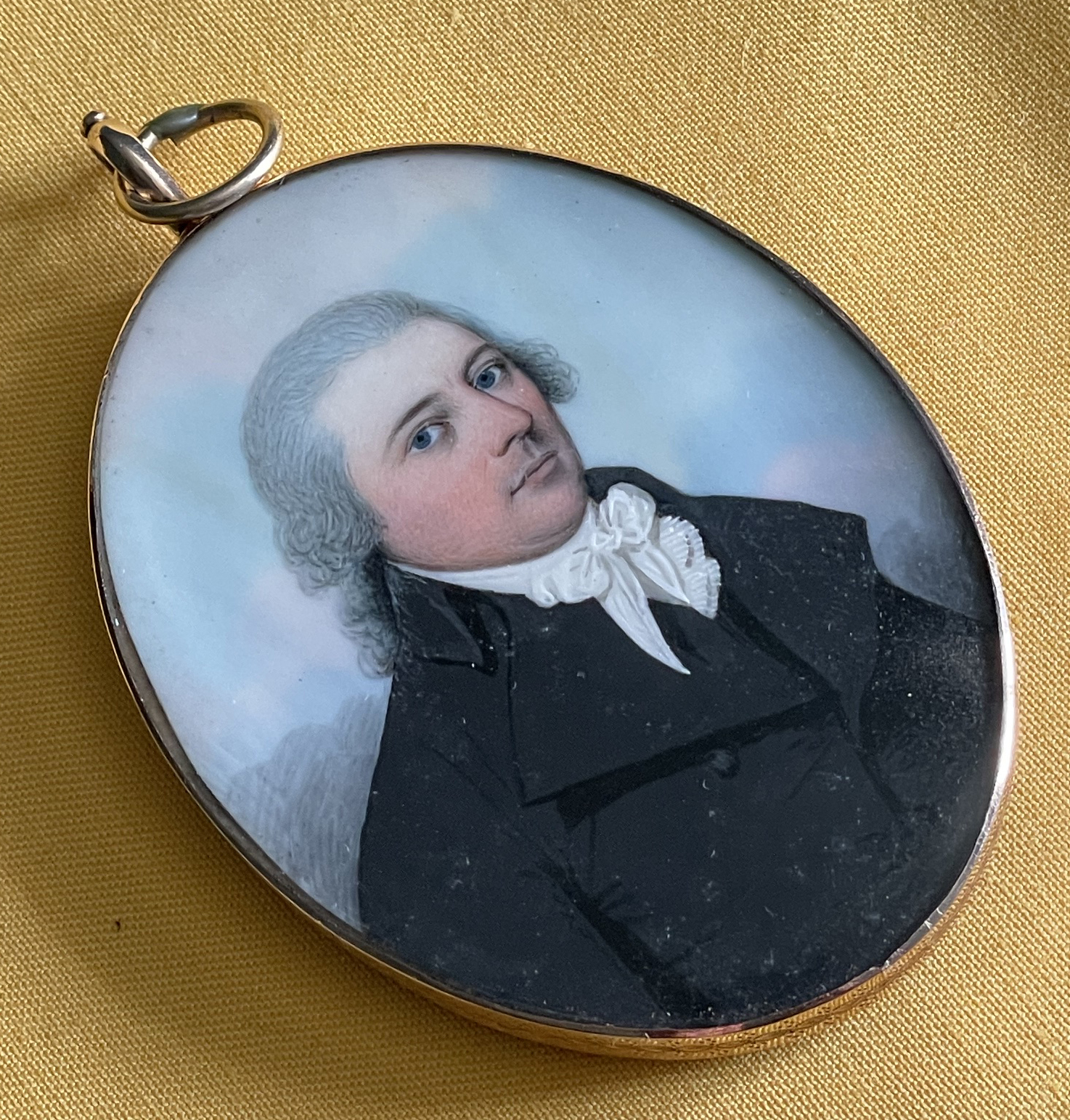 Frederick Buck, miniature portrait of a professional gentleman