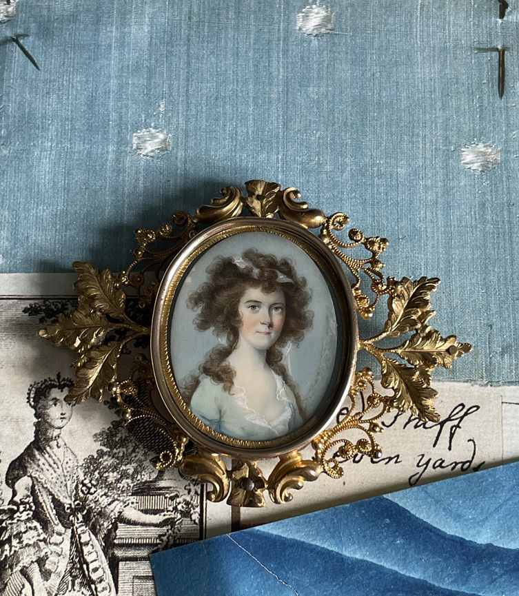 John Donaldson, miniature portrait of a young lady