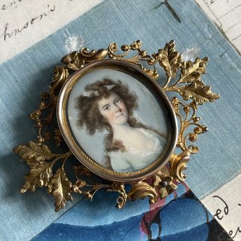 John Donaldson, miniature portrait of a young lady