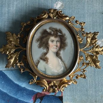 John Donaldson, miniature portrait of a young lady