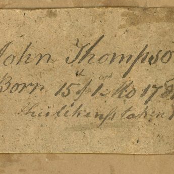 Miniature portrait of Dragoons Officer John Thompson