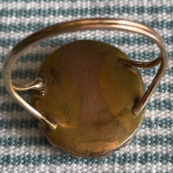 Continental verre eglomise ring