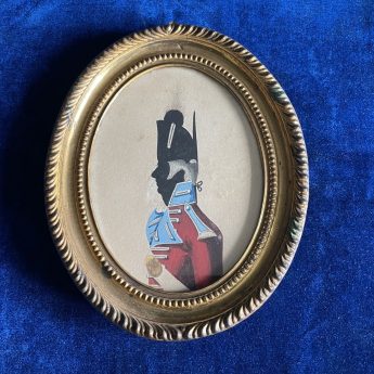 Silhouette of Lt.-General Charles Vernon of the Tower of London