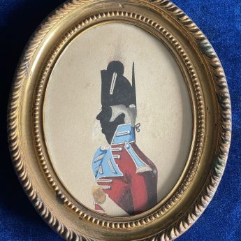 Silhouette of Lt.-General Charles Vernon of the Tower of London