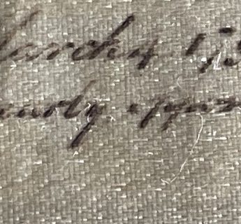 Rare engraving on silk of Louis XVI and family, dated 1793