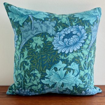 Cushion cover in William Morris & Co. Chrysanthemum