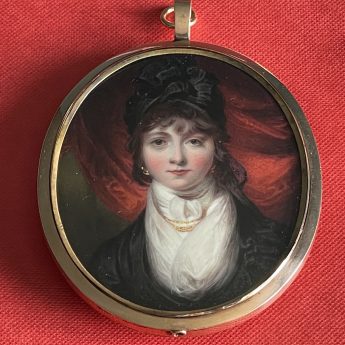 Henry Bone, enamel portrait of Felicity Trotter