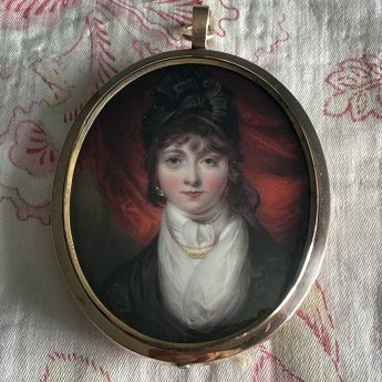 Henry Bone, enamel portrait of Felicity Trotter