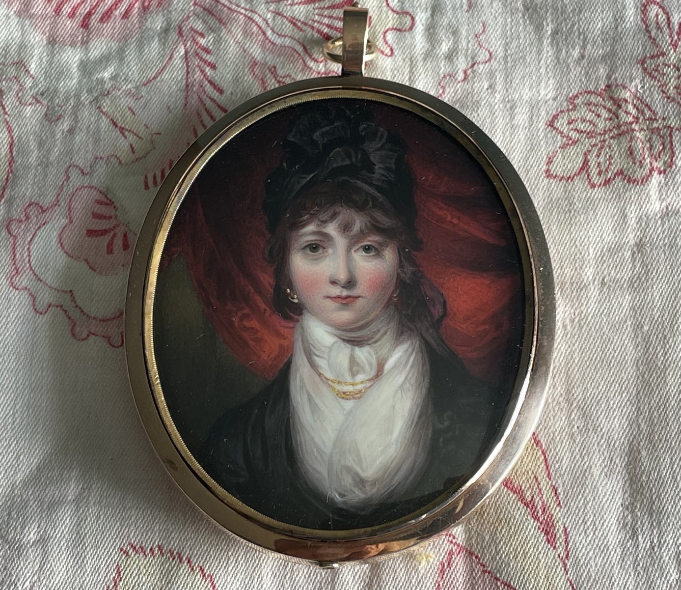 Henry Bone, enamel portrait of Felicity Trotter