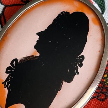 Charles Rosenberg anti-Etruscan style miniature silhouette