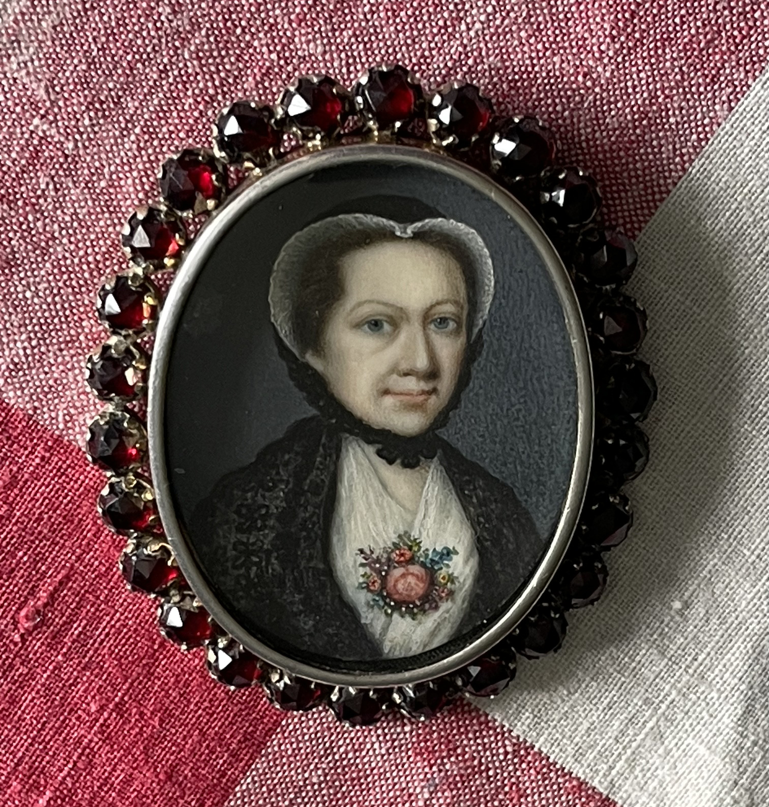 Gervase Spencer miniature portrait of a gentlewoman