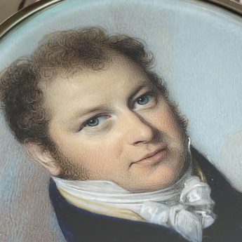 George Engleheart miniature portrait of John Samuel Hudson 1810