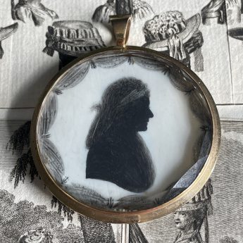 J. Thomason double-sided silhouette pendant